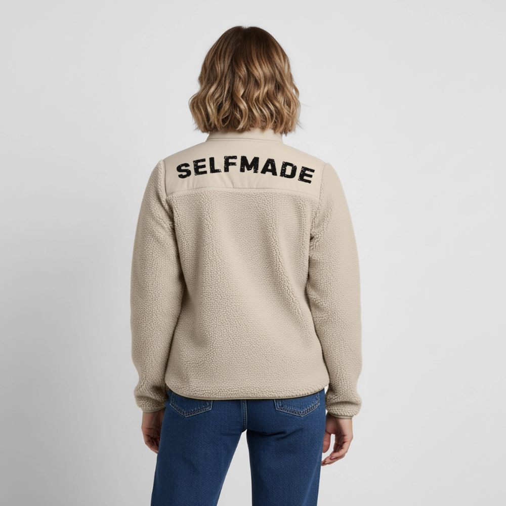 Classic Unisex Sherpa Jacket - beige