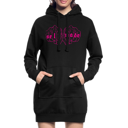 Hoodie Kleid Women - black