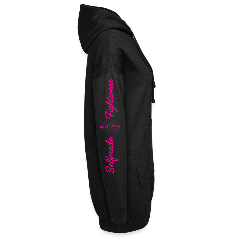 Hoodie Kleid Women - black