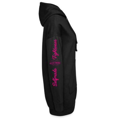 Hoodie Kleid Women - black
