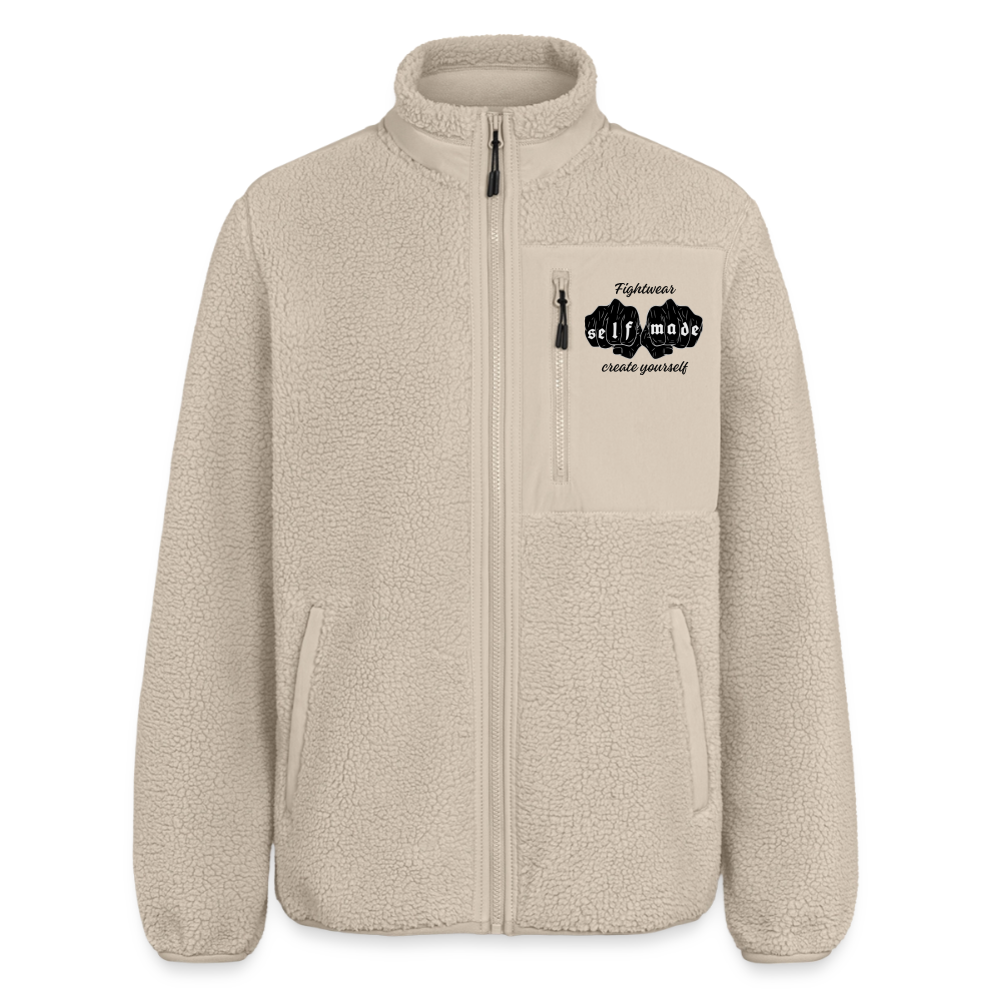 Classic Unisex Sherpa Jacket - beige