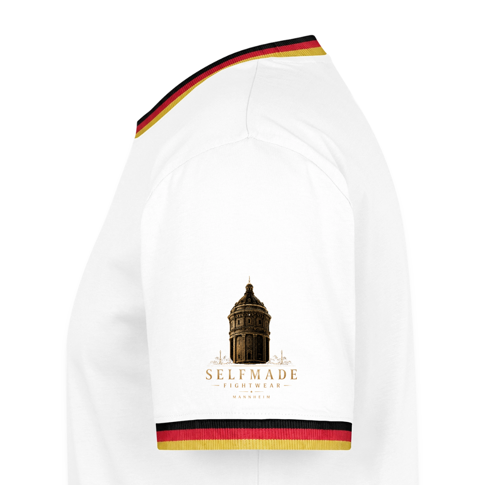 Germnay Selfmade Triko - white/tricolour