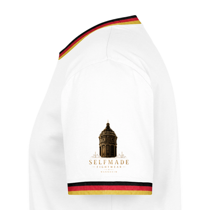 Germnay Selfmade Triko - white/tricolour