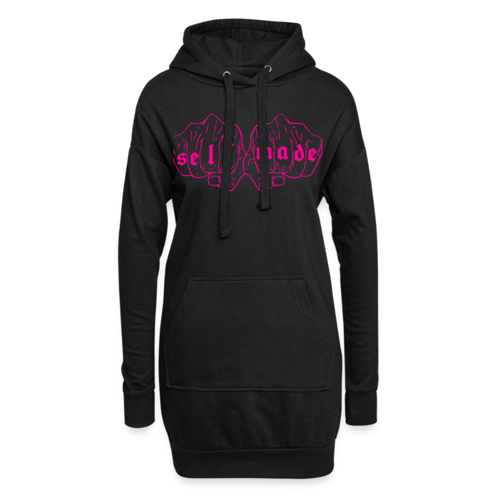 Hoodie Kleid Women - black