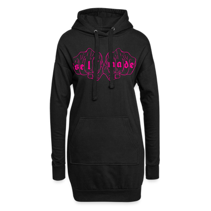 Hoodie Kleid Women - black