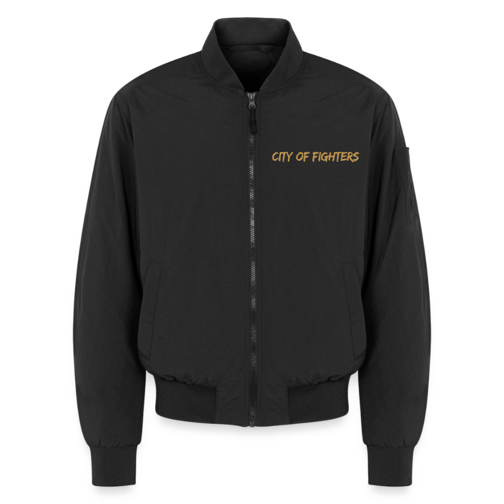 Unisex Bomber City of Fighters - black