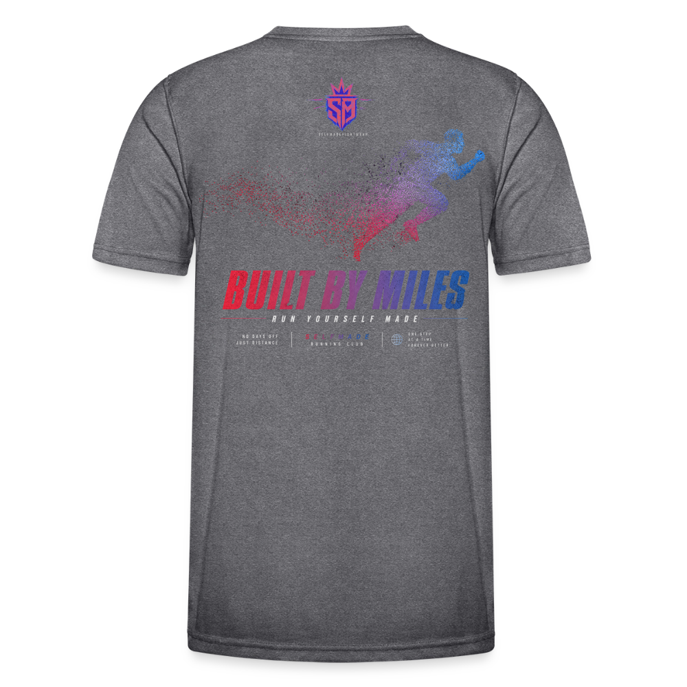 Funktions Shirt für Läufer Run No5 - dark melange 