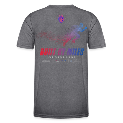 Funktions Shirt für Läufer Run No5 - dark melange 