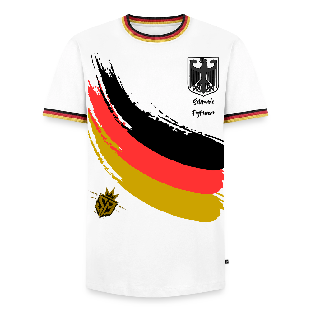 Germnay Selfmade Triko - white/tricolour