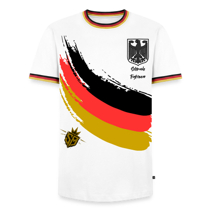 Germnay Selfmade Triko - white/tricolour