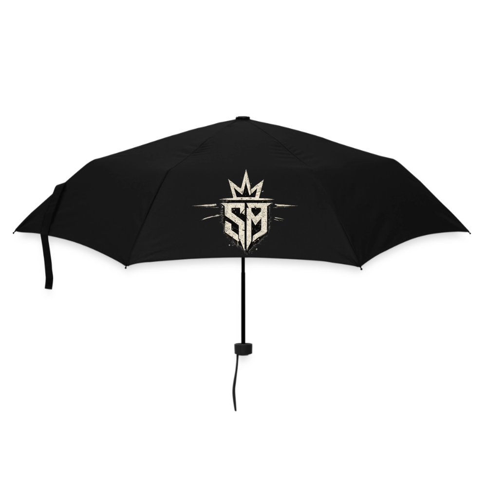 Regenschirm Selfmade Logo - black