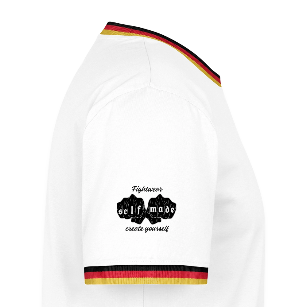 Germnay Selfmade Triko - white/tricolour