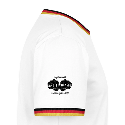 Germnay Selfmade Triko - white/tricolour