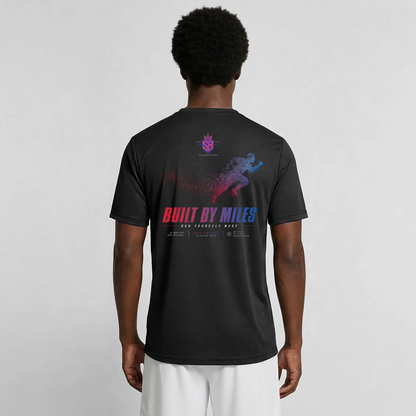 Funktions Shirt für Läufer Run No5 - black