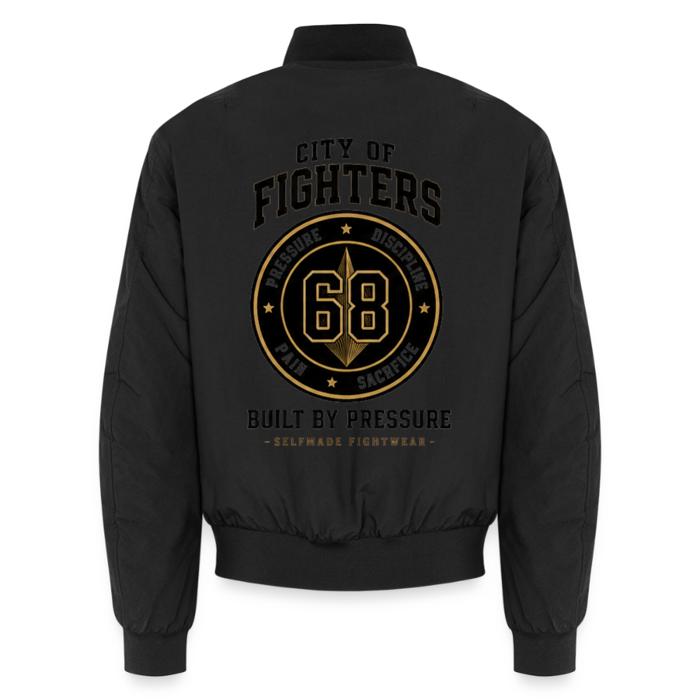 Unisex Bomber City of Fighters - black