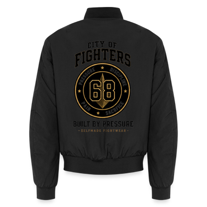 Unisex Bomber City of Fighters - black