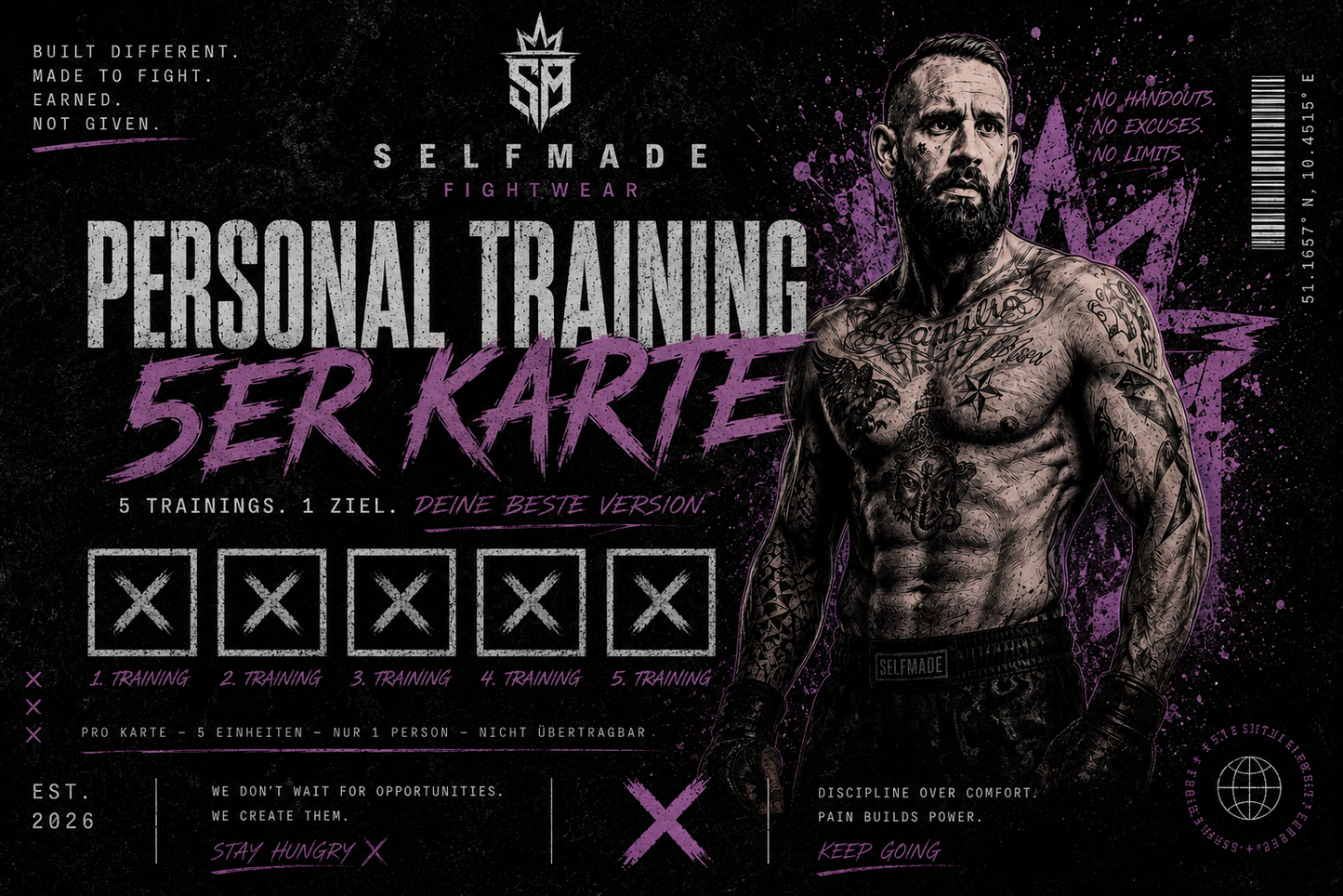 Personaltraining 5er-Karte