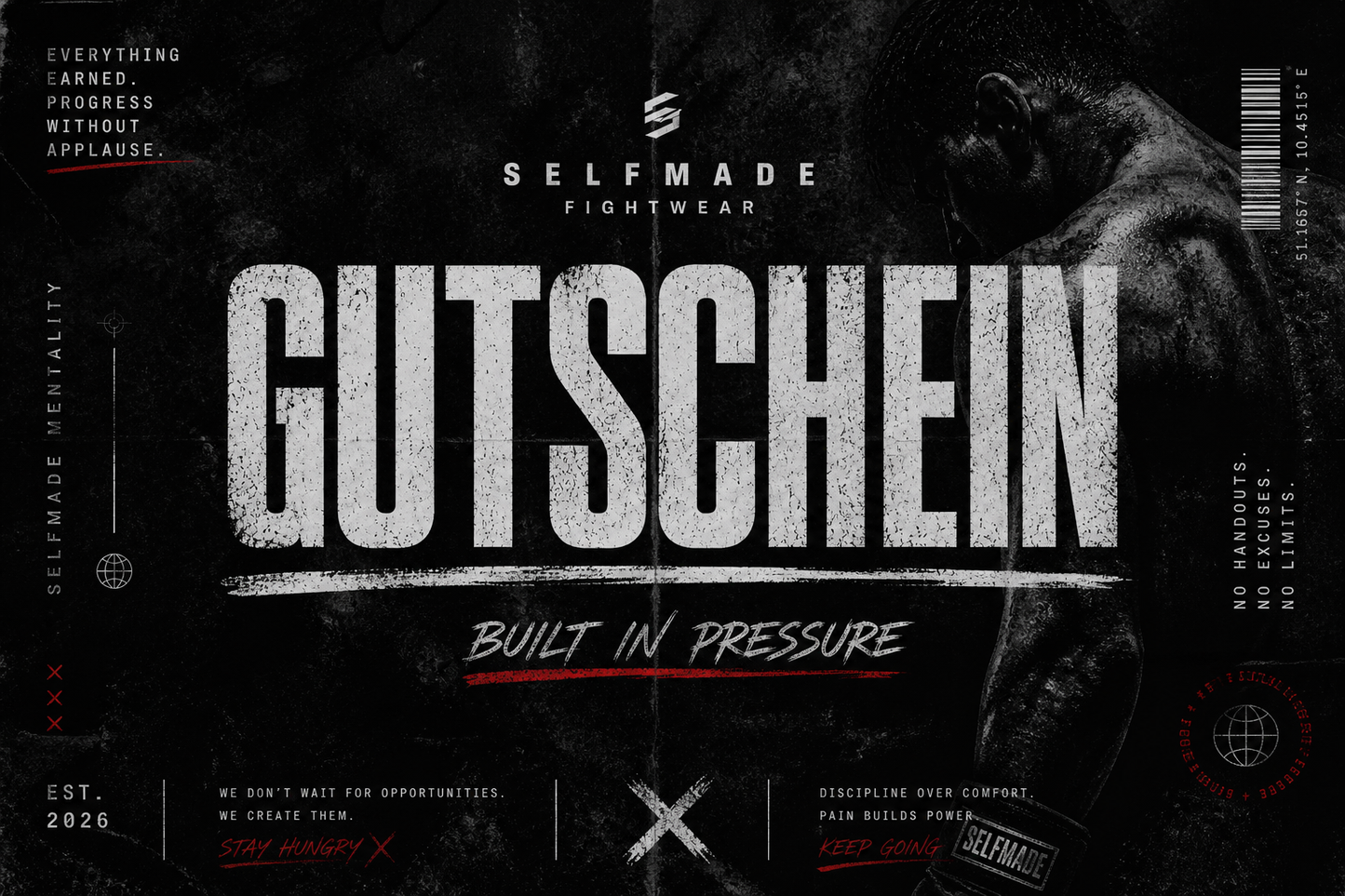 Selfmade-Fightwear Gutschein