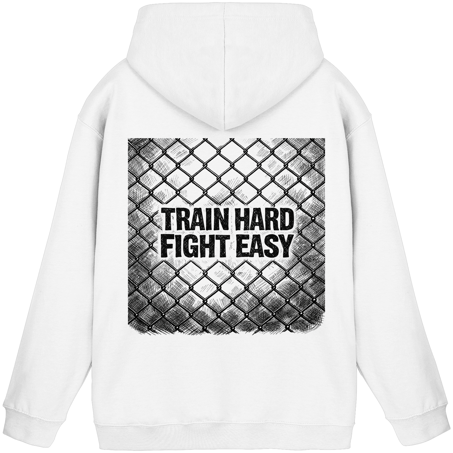 Train Hard Fight easy MuayThai No8 - Basic Unisex Hoodie
