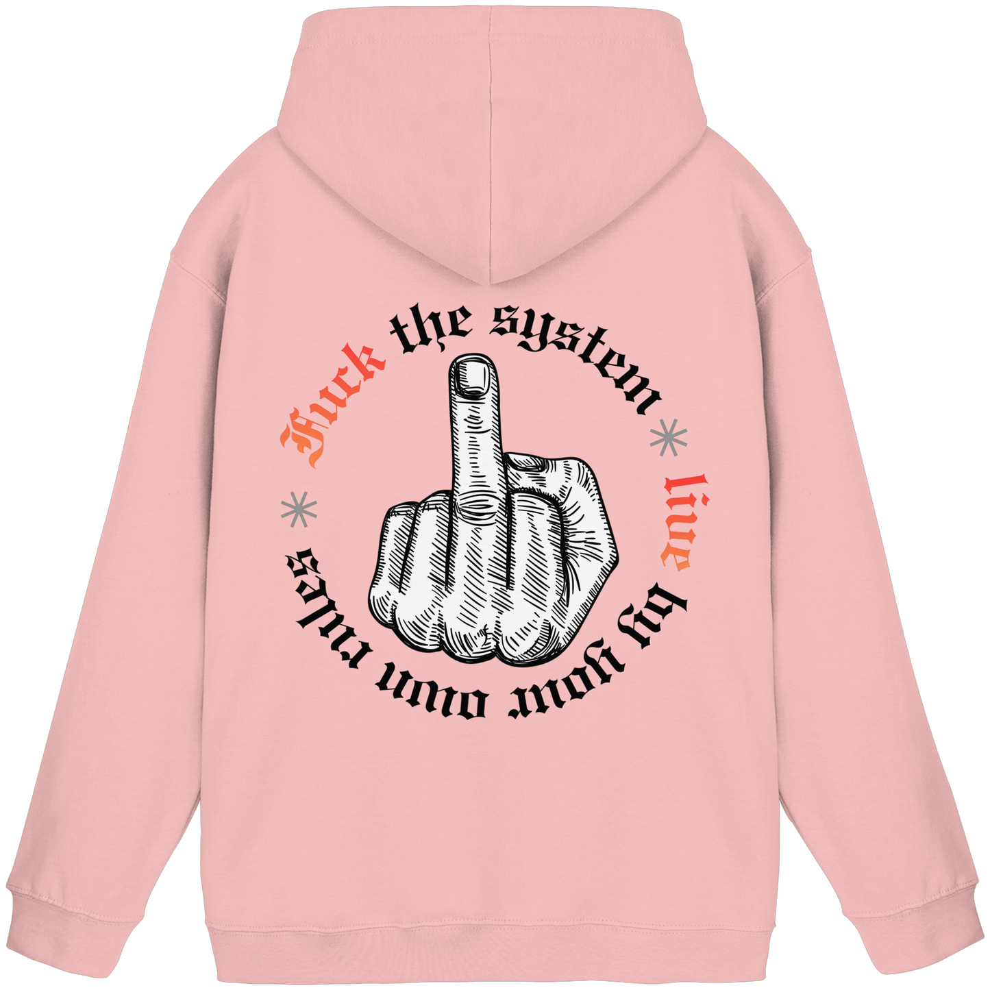 Fuck The System Gold No48 - Basic Unisex Hoodie
