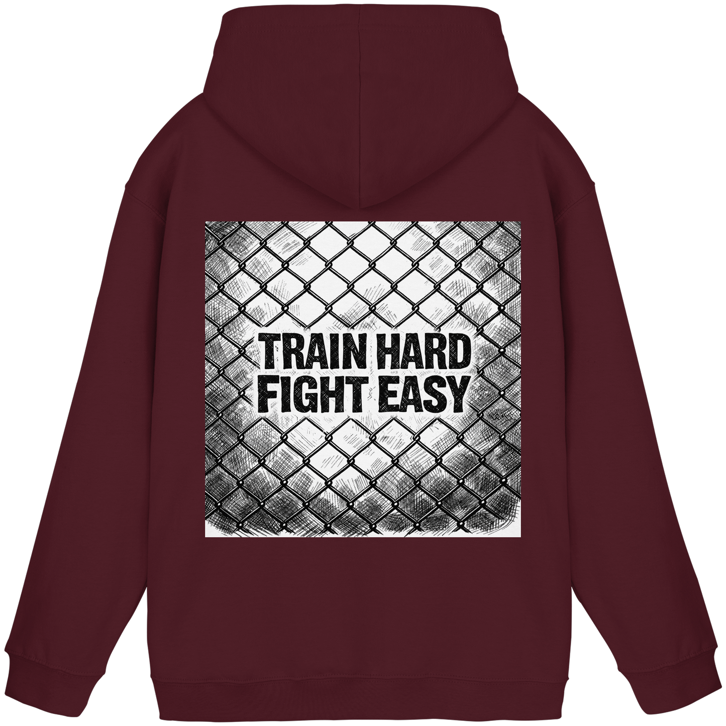 Train Hard Fight easy MuayThai No8 - Basic Unisex Hoodie