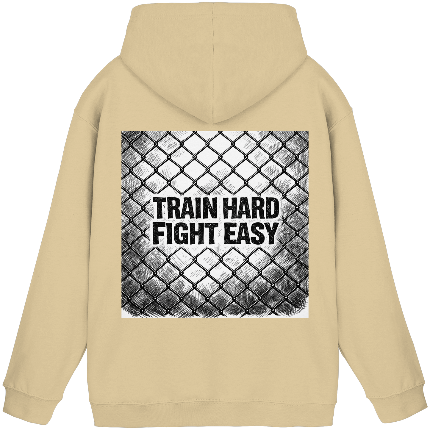 Train Hard Fight easy MuayThai No8 - Basic Unisex Hoodie