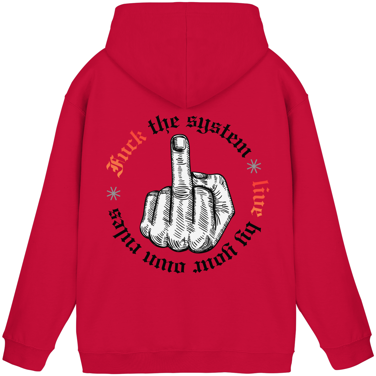 Fuck The System Gold No48 - Basic Unisex Hoodie