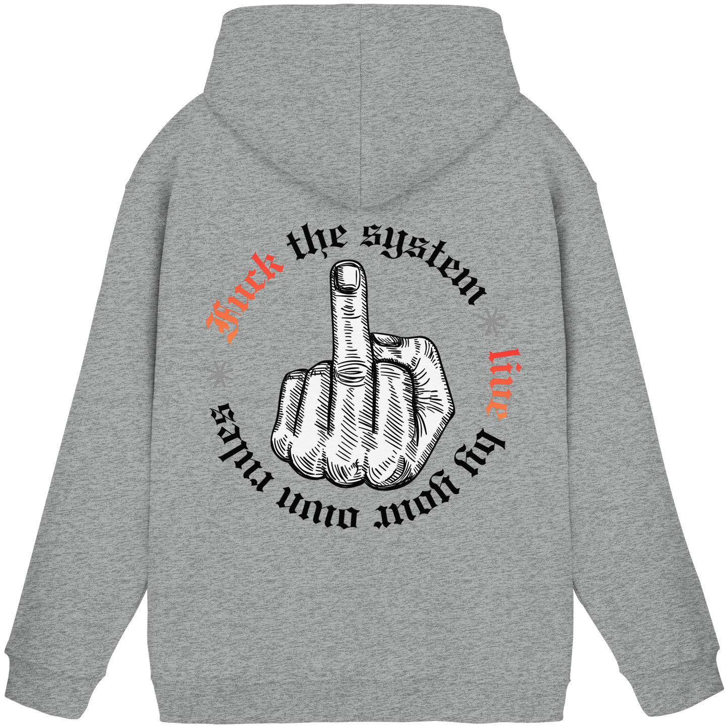 Fuck The System Gold No48 - Basic Unisex Hoodie