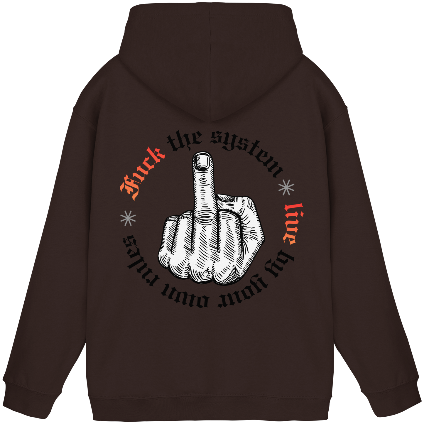 Fuck The System Gold No48 - Basic Unisex Hoodie