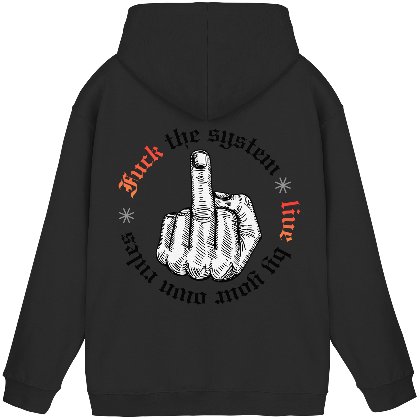 Fuck The System Gold No48 - Basic Unisex Hoodie