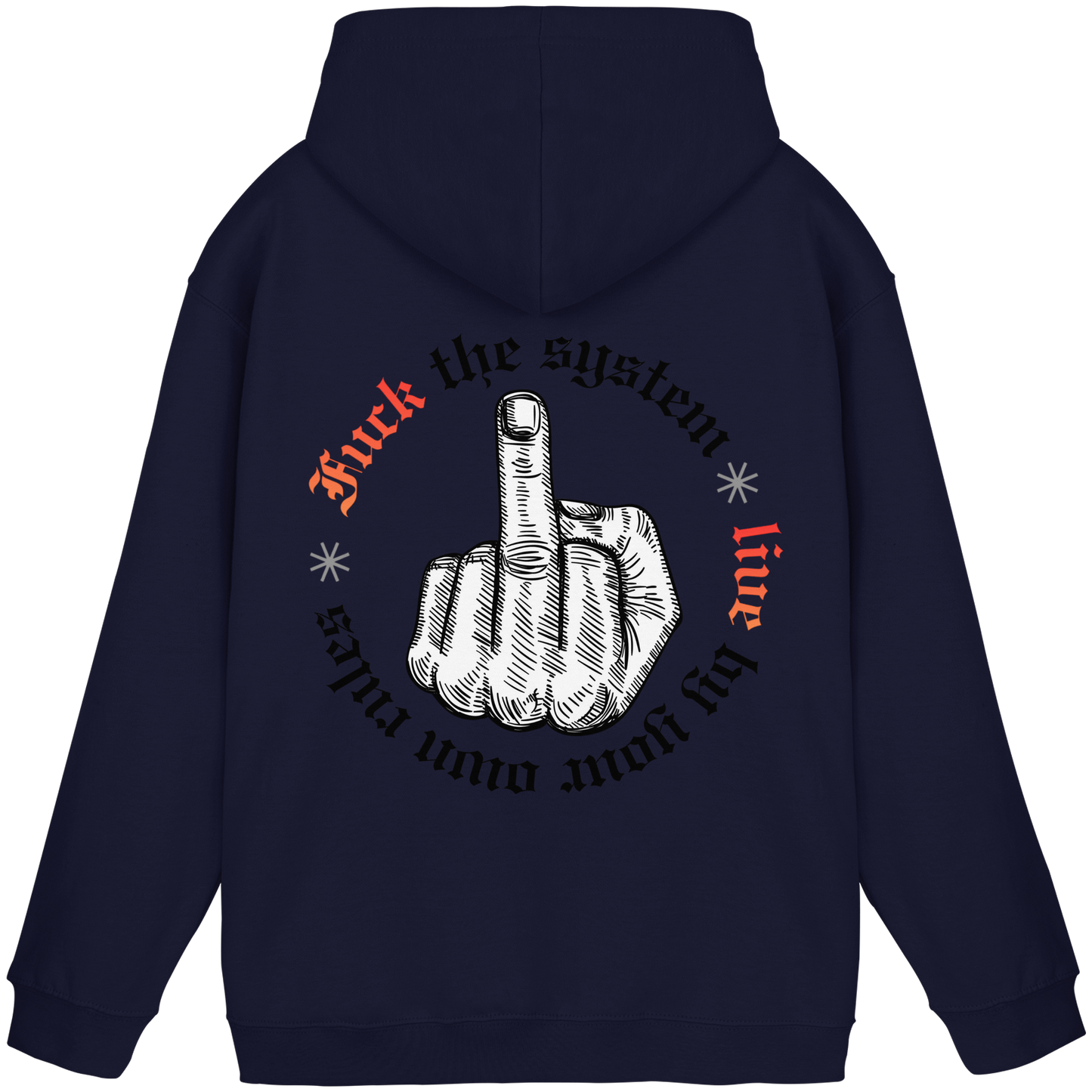 Fuck The System Gold No48 - Basic Unisex Hoodie
