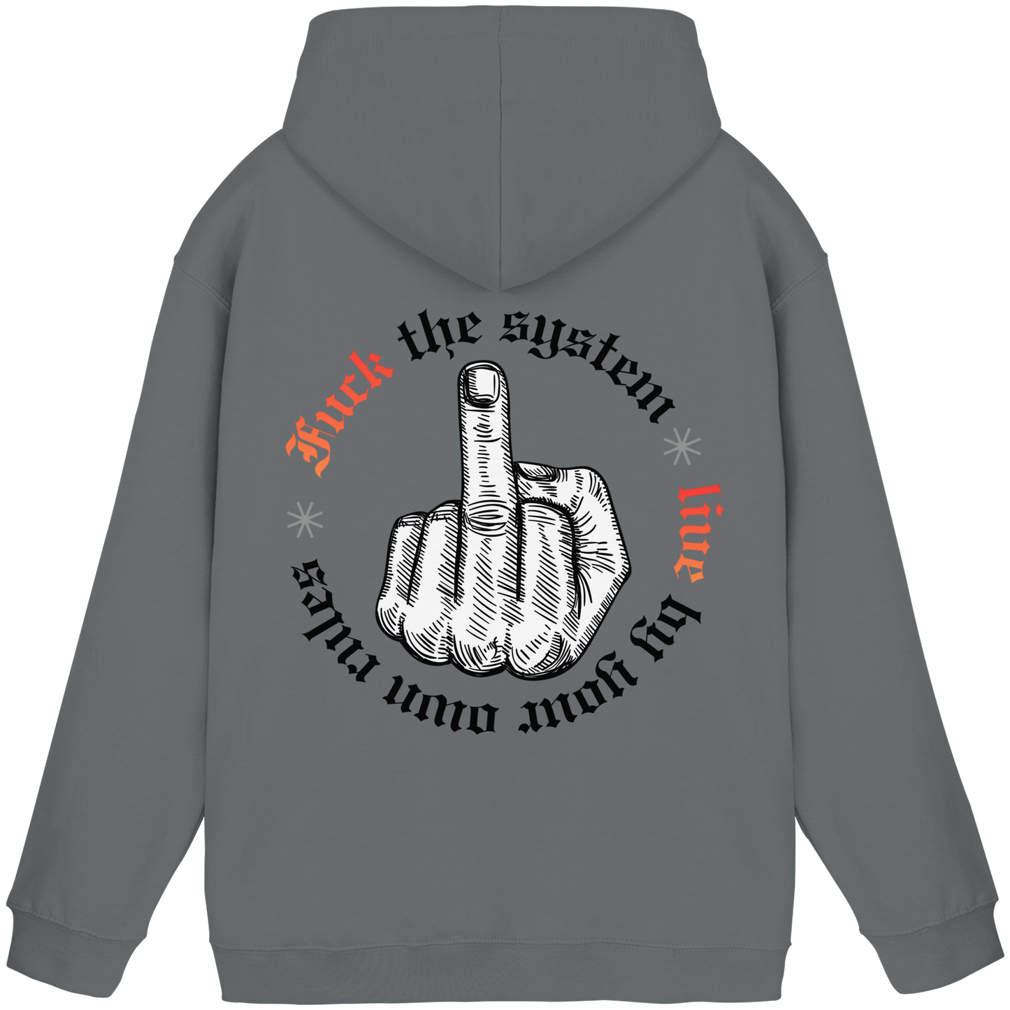 Fuck The System Gold No48 - Basic Unisex Hoodie
