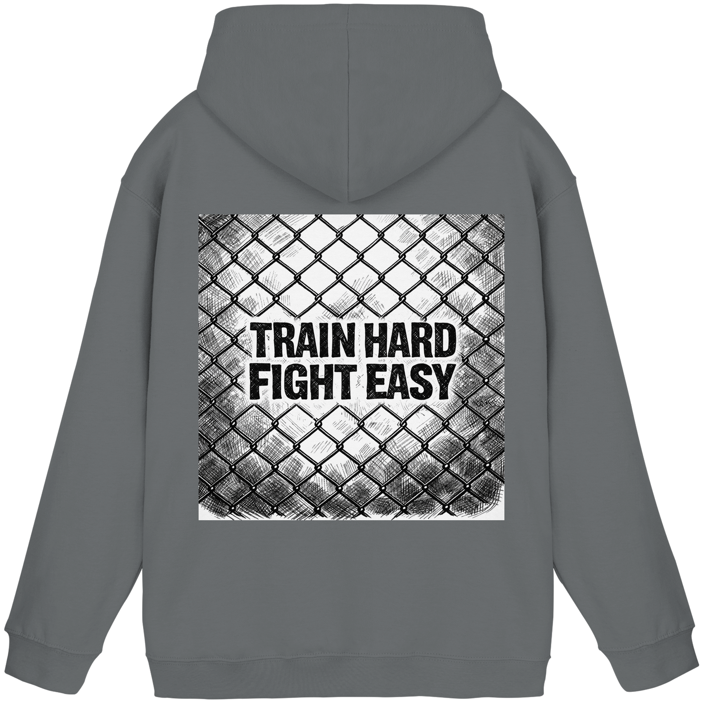 Train Hard Fight easy MuayThai No8 - Basic Unisex Hoodie