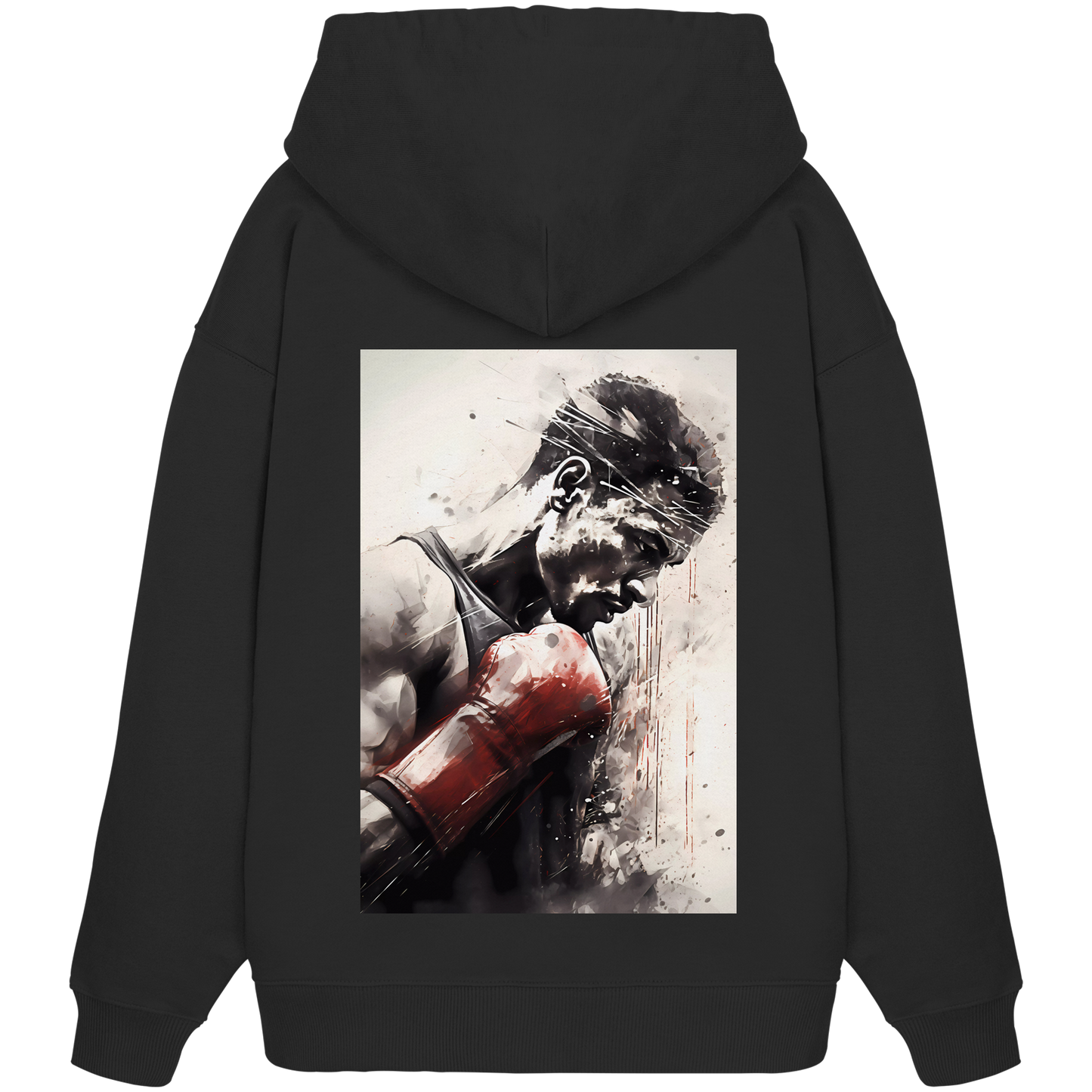 Real Boxing No2 - Organic Oversize Hoodie