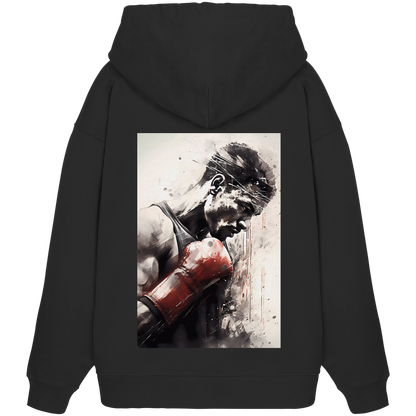 Real Boxing No2 - Organic Oversize Hoodie
