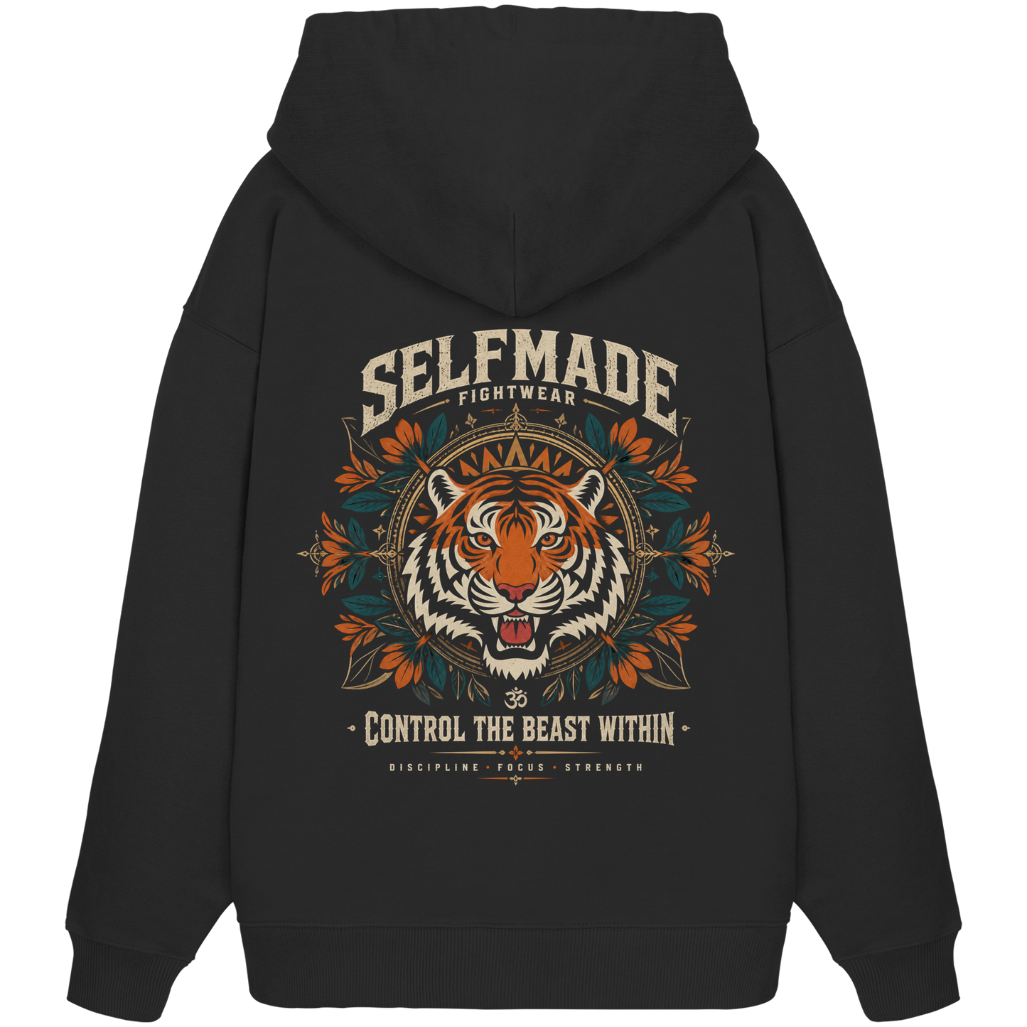 Tiger Animal No1 - Organic Oversize Hoodie