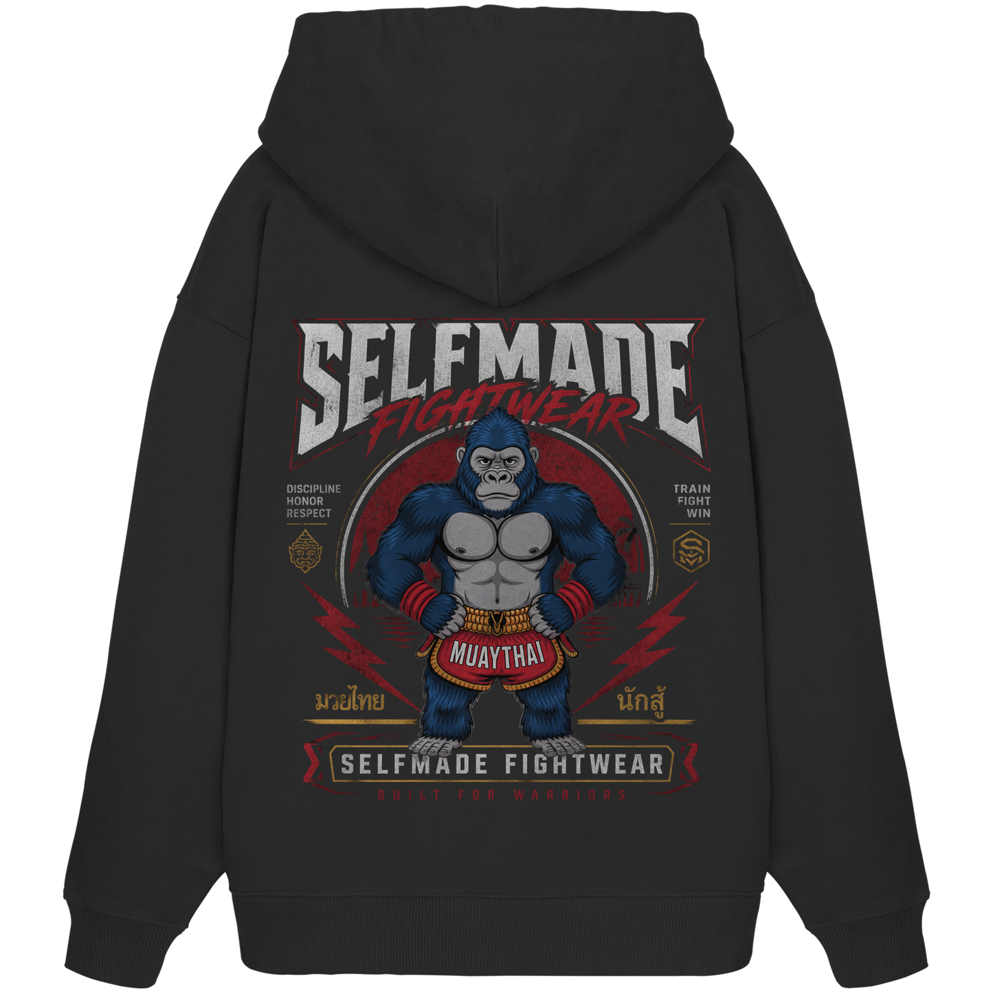 Gorilla Animal No5 - Organic Oversize Hoodie