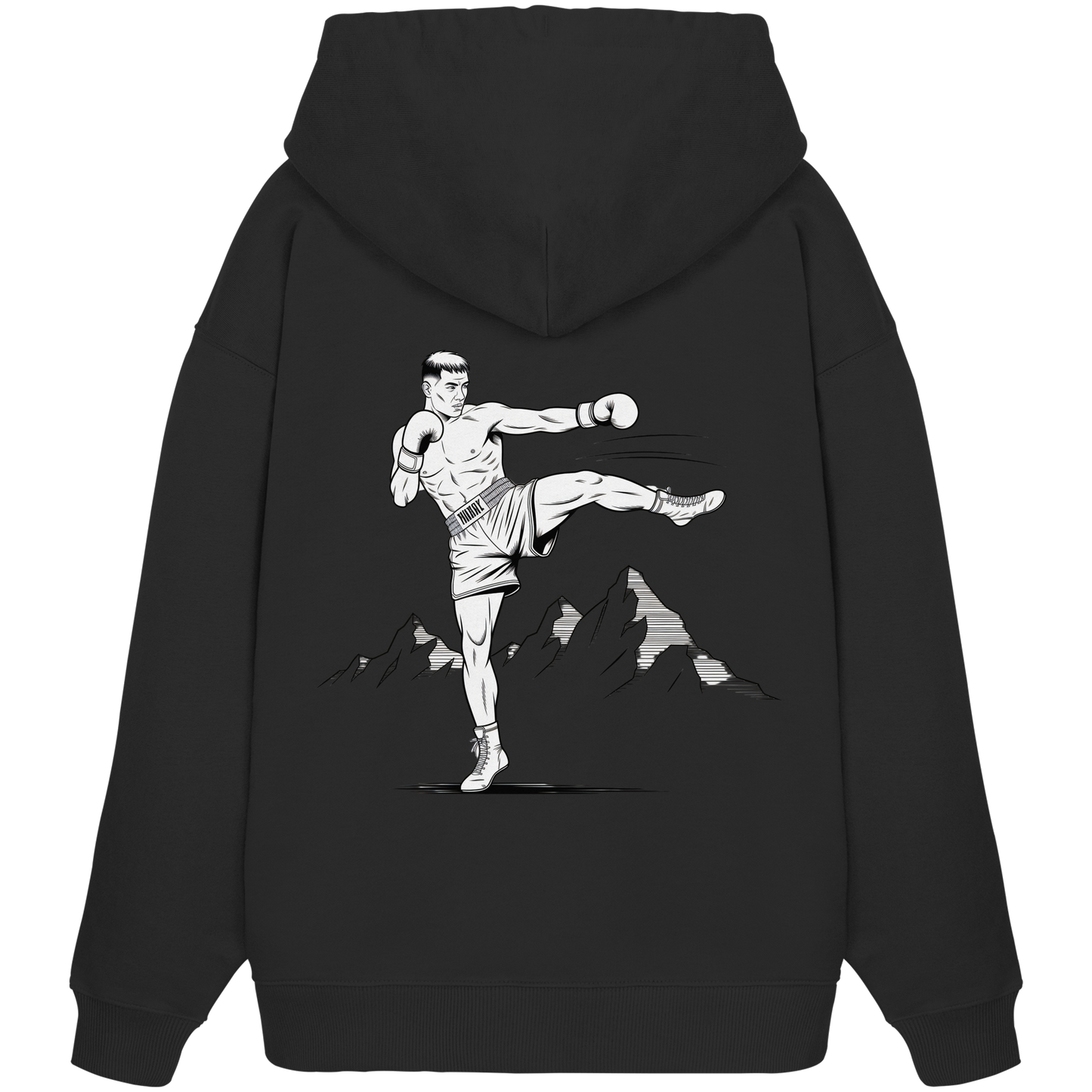 Kickboxer MuayThai No3 - Organic Oversize Hoodie