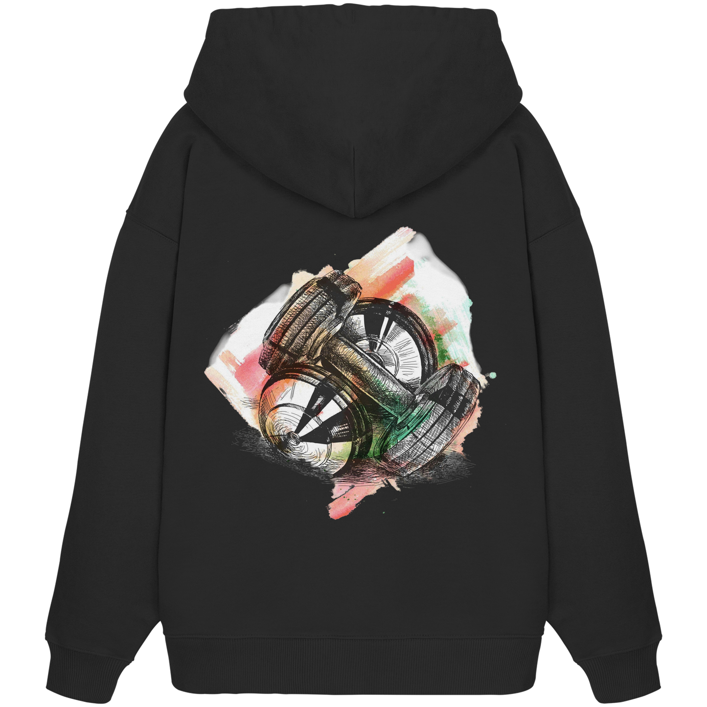 Hantel Gym No1 - Organic Oversize Hoodie