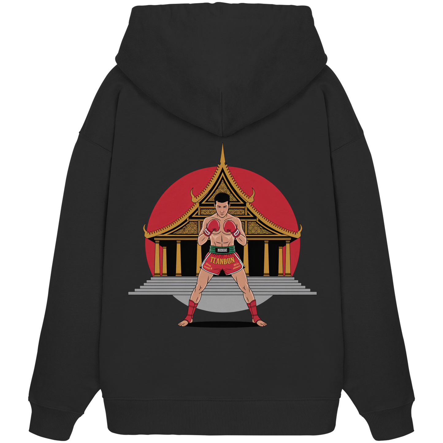 Tempel MuayThai No1 - Organic Oversize Hoodie