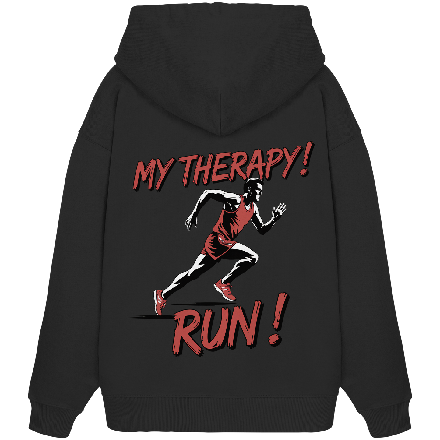 Therapy Run No3 - Organic Oversize Hoodie