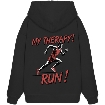 Therapy Run No3 - Organic Oversize Hoodie