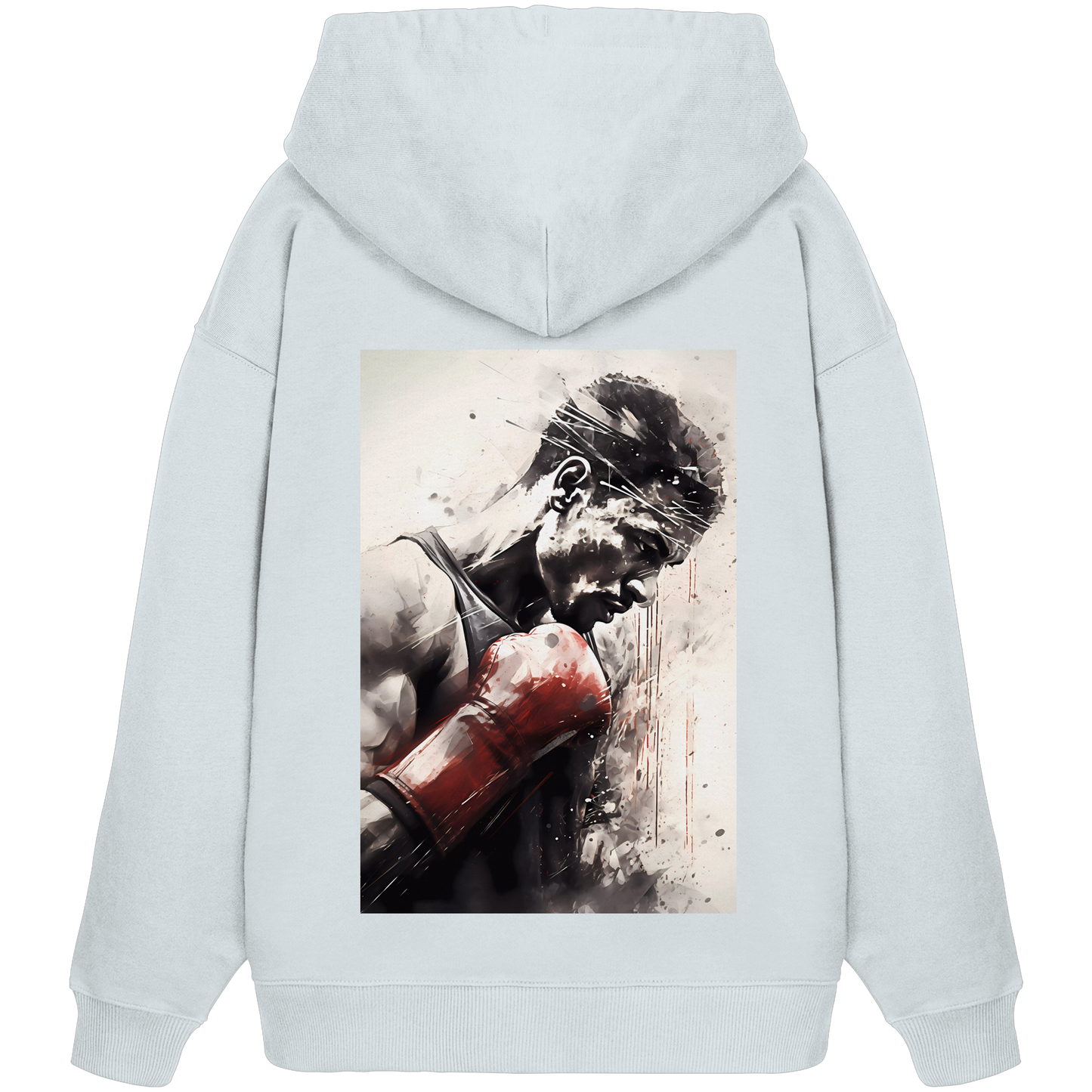 Real Boxing No2 - Organic Oversize Hoodie