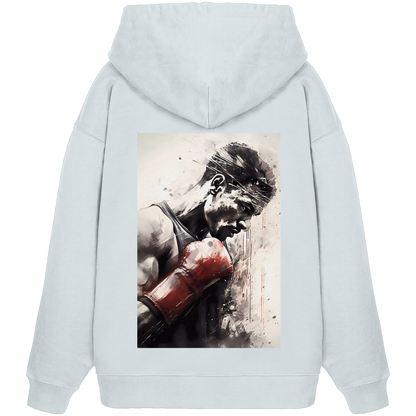 Real Boxing No2 - Organic Oversize Hoodie