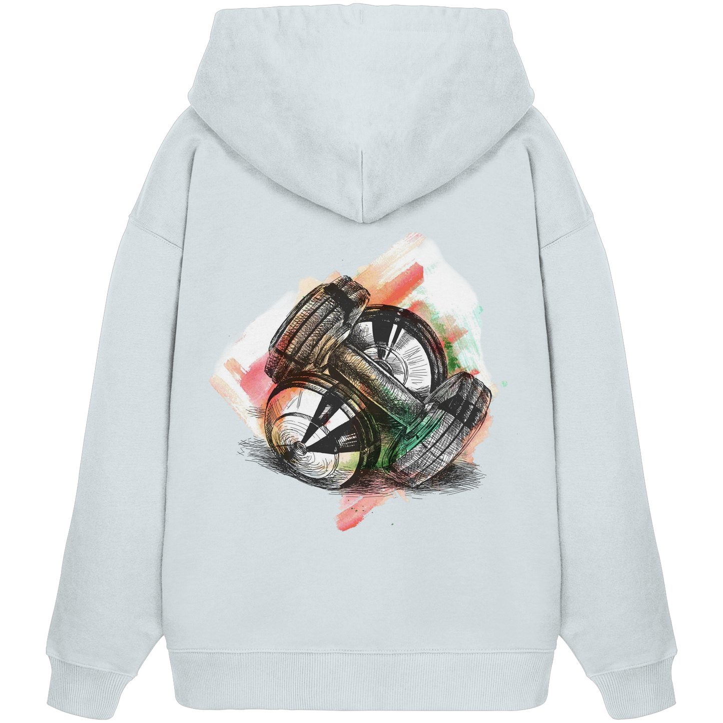 Hantel Gym No1 - Organic Oversize Hoodie