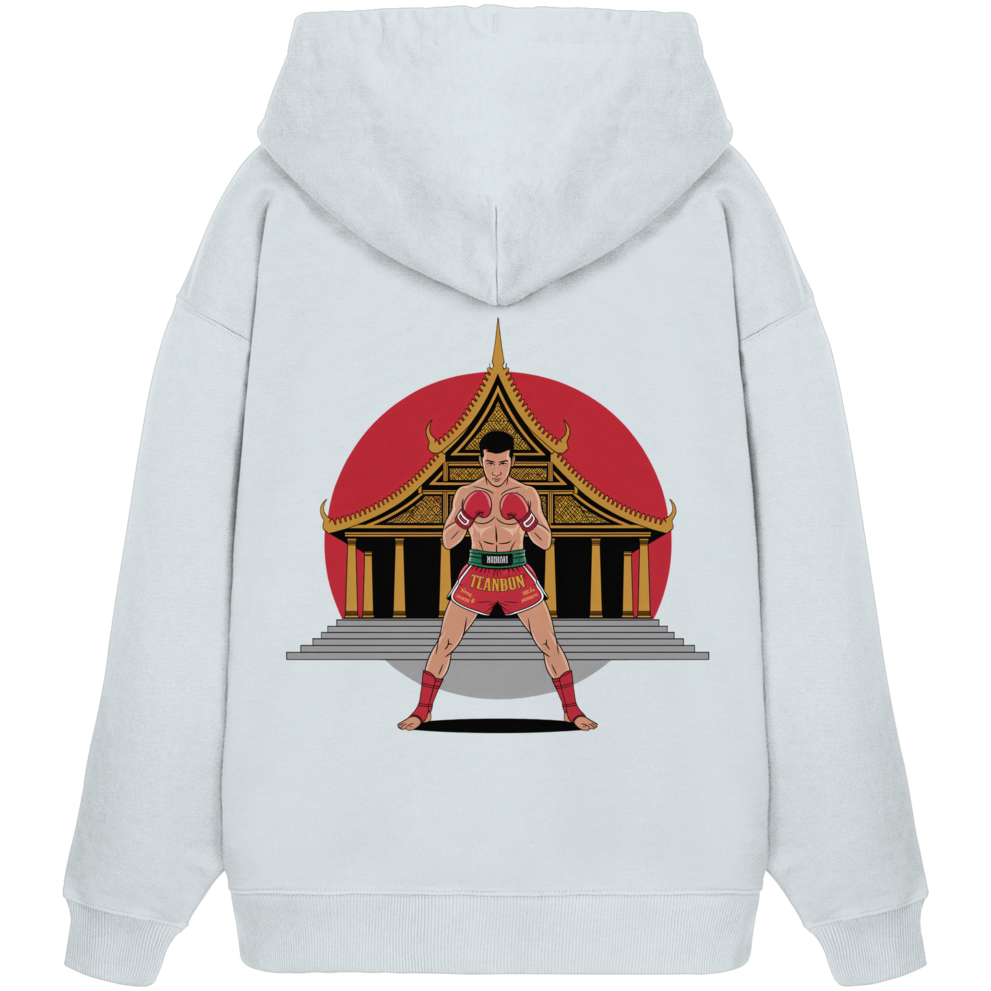 Tempel MuayThai No1 - Organic Oversize Hoodie