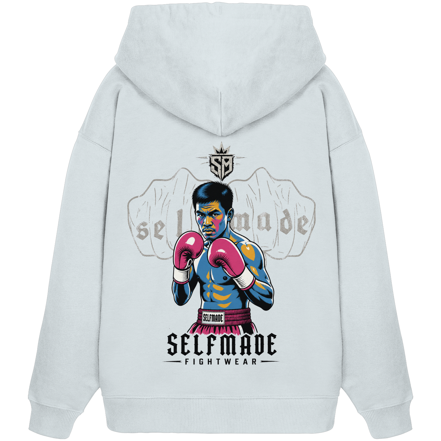 Fighter MuayThai No4 - Organic Oversize Hoodie