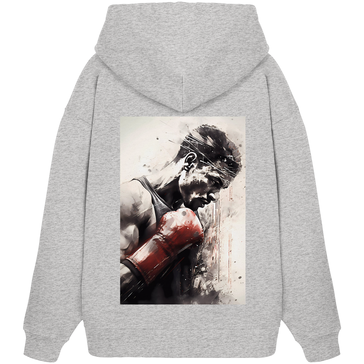 Real Boxing No2 - Organic Oversize Hoodie