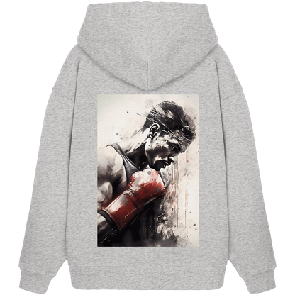 Real Boxing No2 - Organic Oversize Hoodie