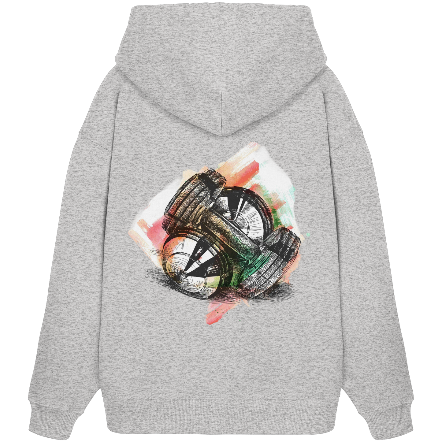 Hantel Gym No1 - Organic Oversize Hoodie